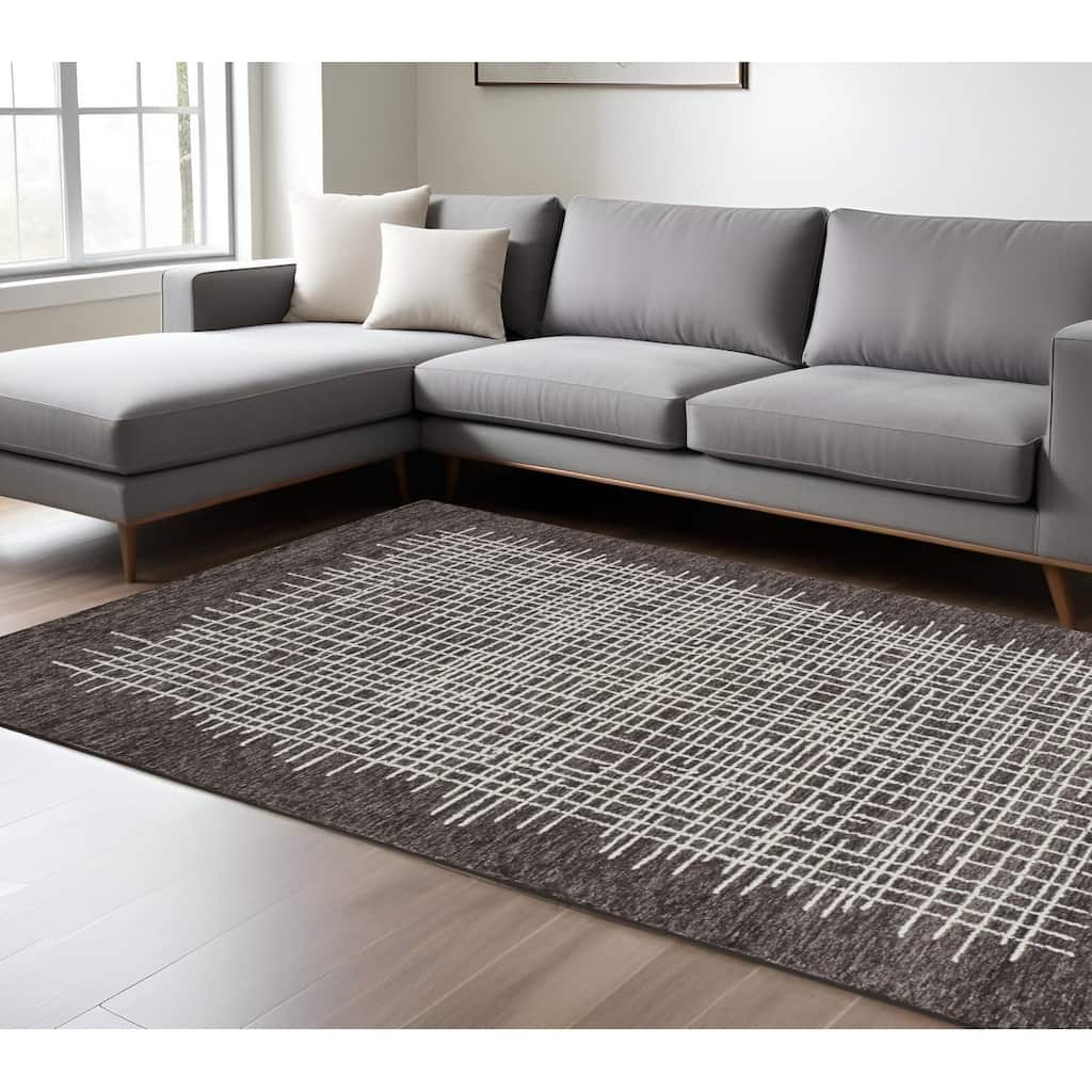 Wixo Hand Tufted Stain Resistant Soft Durable Area Rug By HomeRoots - 8' x 10'