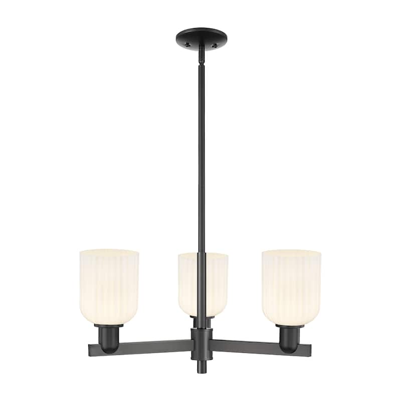 Innovations Lighting Downtown Urban - Bridal Veil - 3 Light 18" Chandelier