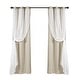 preview thumbnail 104 of 146, Lush Decor Grommet Sheer Panel Pair with Insulated Blackout Lining