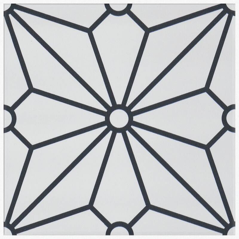 Shaw 438TS Cosmos - 8" x 8" Square Floor and Wall Tile - Matte Visual - Nightfall