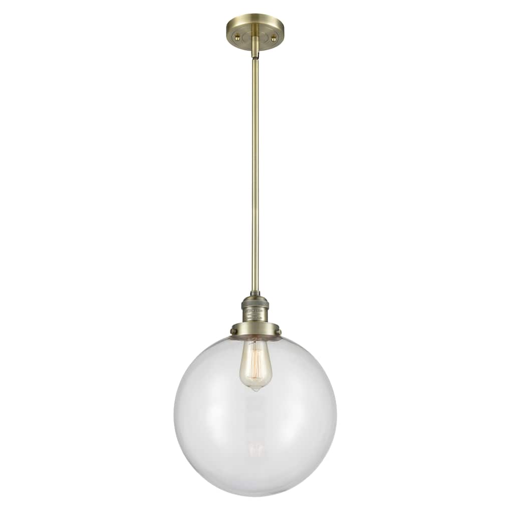 Innovations Lighting Franklin Restoration Beacon - 1 Light 12" Stem Hung Mini Pendant