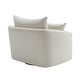 preview thumbnail 39 of 47, 46" Chenille Upholstered Sofa Swivel Chair
