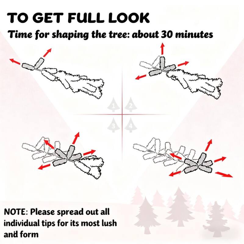 Slim Artificial Christmas Tree - Realistic Branch Tips, Plastic Stand - Black