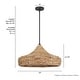 preview thumbnail 3 of 3, Hunter Cambria Boho Seagrass Pendant - Kitchen, Bedroom, Living Room, Dining Room, Entry - Transitional, Coastal