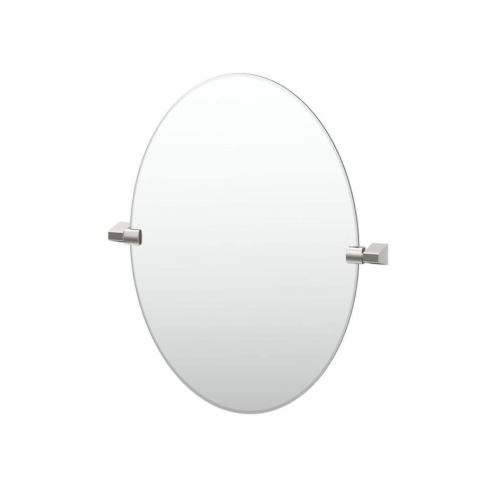 Gatco 5659 A-Line 26-1/2" x 22-1/8" Contemporary Oval Frameless