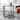 SAFAVIEH Home Collection Gaelle 2 Tier Bar Cart With Handles - 35" L x 16" W x 31" H