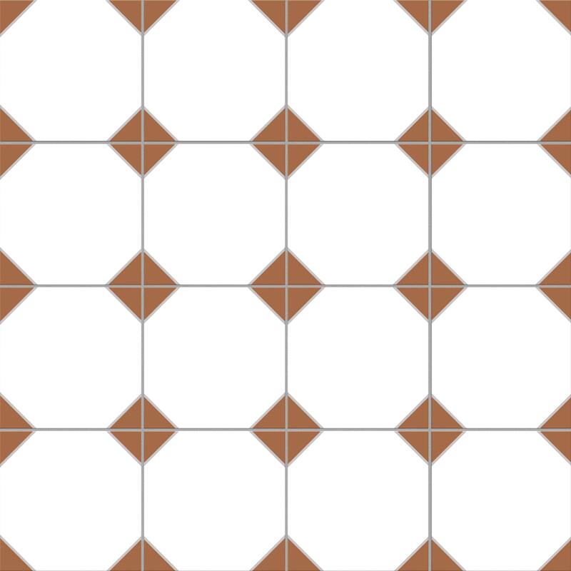 Merola Tile Canterbury Terra 12-7/8" x 12-7/8" Porcelain Floor and Wall Tile