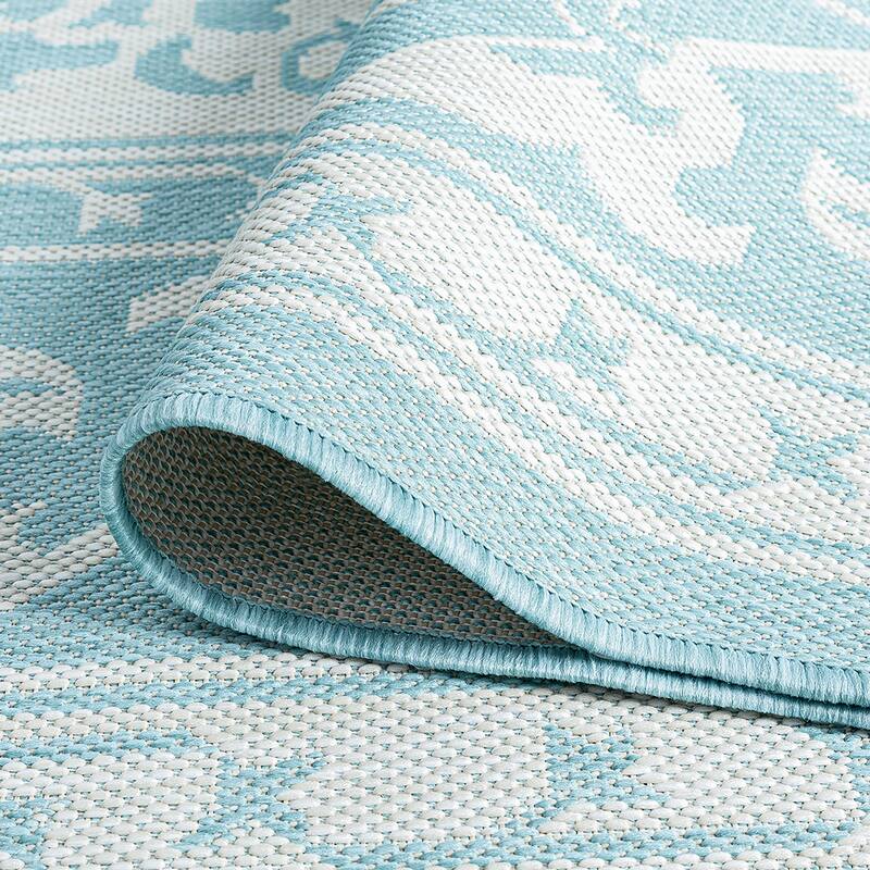 Exo Coastal Oriental Indoor/Outdoor Area Rug