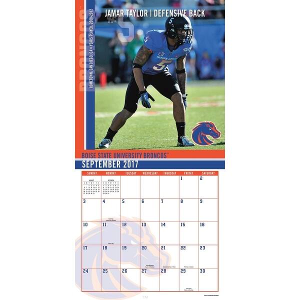 2018 Boise State Broncos Wall Calendar Overstock 18265037 boise state calendar fall 2021