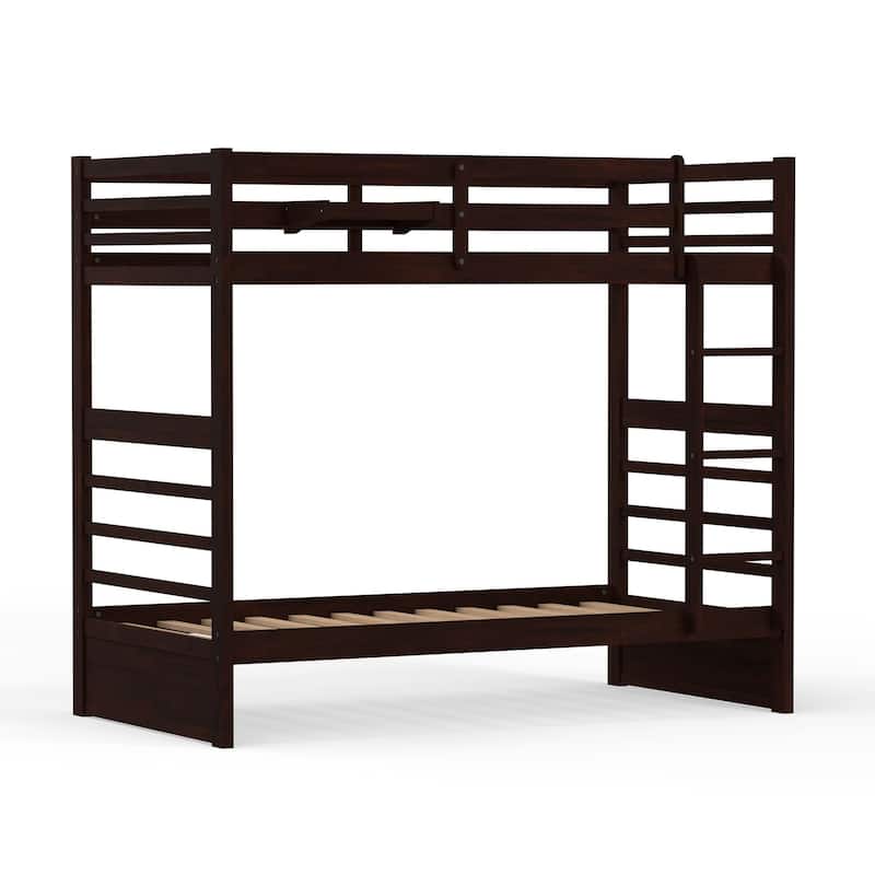 Plana Wood Bunk Bed and Hanging Nightstand