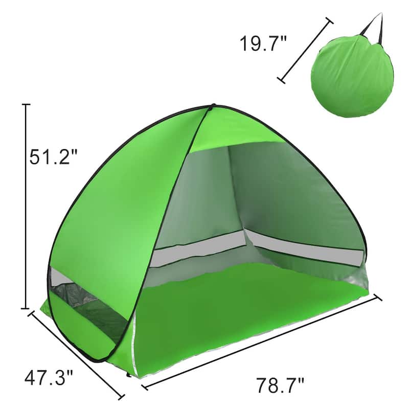 Outdoor Beach Tent, Folding Sun Shelter Instant Portable