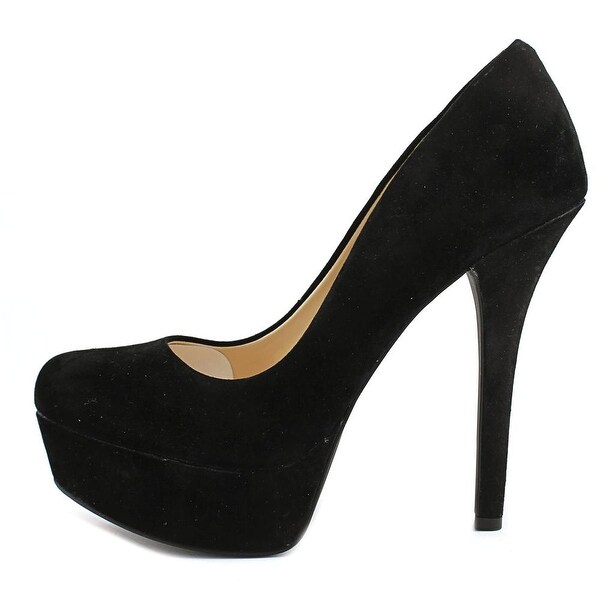 jessica simpson black suede pumps