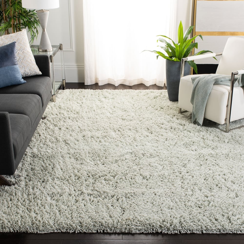 SAFAVIEH Handmade Eryn Ultra Classic Shag Solid Rug