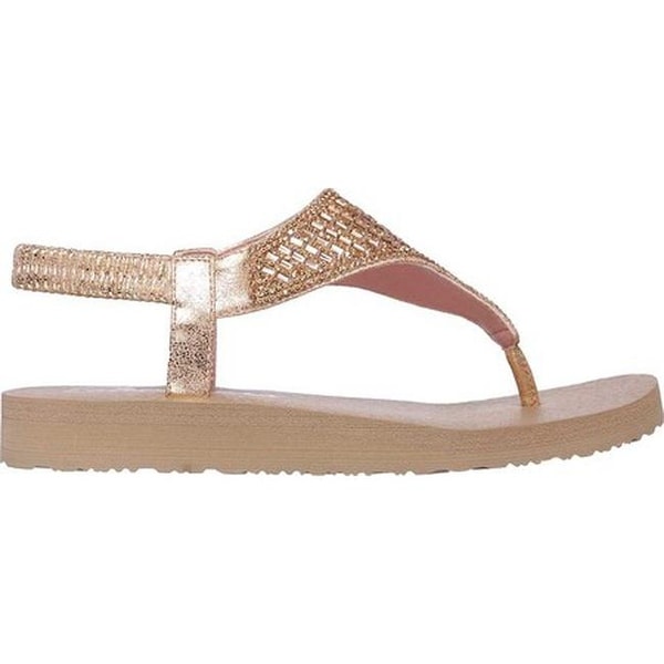 skechers meditation rock crown rose gold