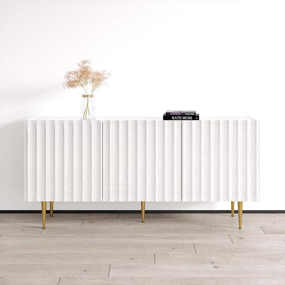 Meble Furniture Arcos 03 Sideboard 63" High Gloss Front Matte Body Modern European Design