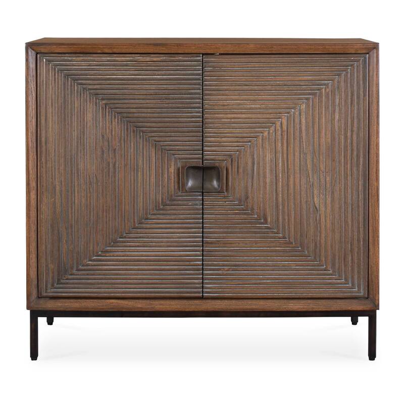 Uttermost Bottom Line 2 Door Wood Cabinet - 36.00" W x 14.00" H x 33.00" D