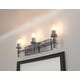 preview thumbnail 6 of 11, AFX HNTV2411MB Huntington 3 Light 24" Wide Vanity Light with Ribbed