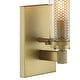 preview thumbnail 4 of 8, Minka Lavery 2181 Emmerham 12" Tall Wall Sconce with Clear Glass Shade