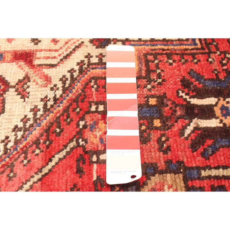 ECARPETGALLERY Hand-knotted Andelz Red Wool Rug - 3'11 x 7'4