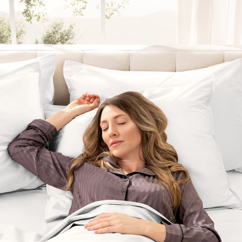 Bare Home Organic Cotton Pillowcase Set - Silky Smooth Sateen Weave