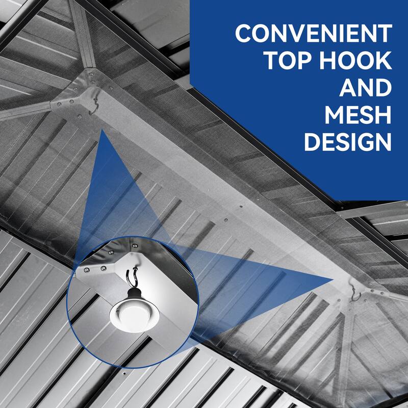 Outdoor Aluminum Canopy Gazebo