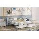 preview thumbnail 30 of 28, Roomfitters Full Size Daybed with Two Drawers, Wood Slat Support, Practical Storage Solution for Compact Spaces