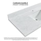preview thumbnail 86 of 98, Malaga Composite Stone Vanity Top with White Rectangular Sink