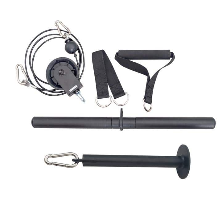 Sunny Health & Fitness Lat Pull Down Attachment - Lat Pull Down - Lat Pull Down
