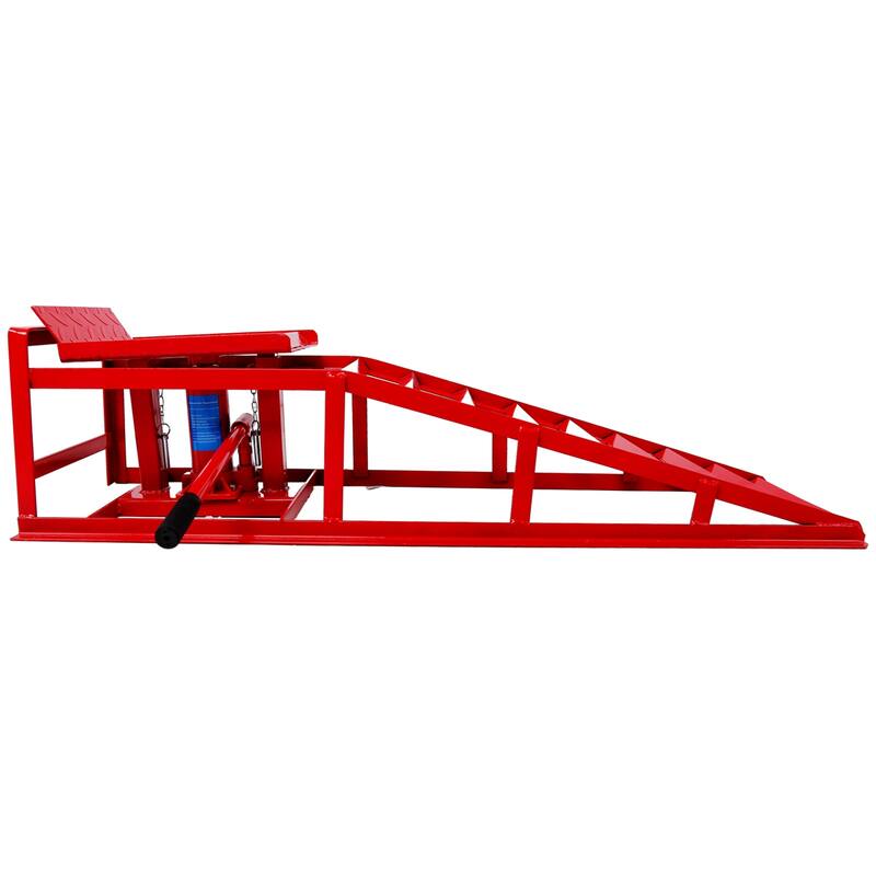 Auto Car Truck Service Ramps Lifts, Garage Car Lift Hydraulic Ramps Black 5 Ton, Hydraulic Lift Repair Frame Lift(2 Pack)