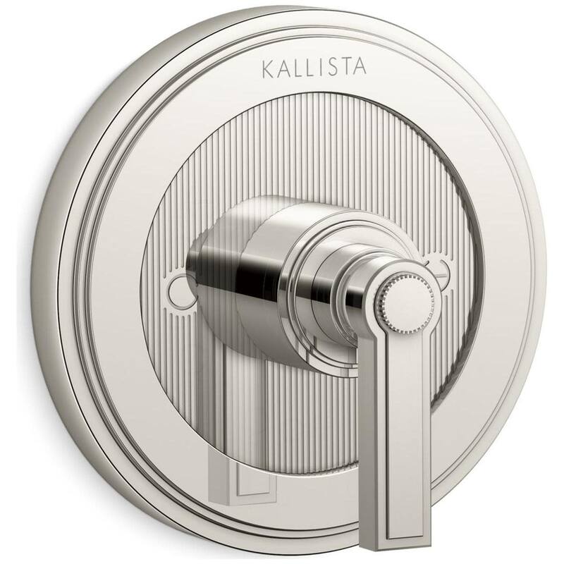 Kallista P80240-LV Vir Stil by L Kirar Thermostatic Valve Trim Only - Polished Nickel