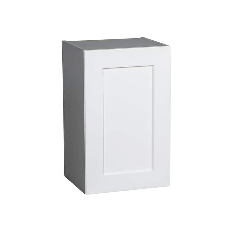 18" x 24" Wall Cabinet-Single Door-Grey - 18 x 24 x 12 - White