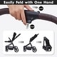 preview thumbnail 24 of 26, Foldable Baby Stroller,High Landscape Stroller for Toddlers, Convertible Infant Pram - N/A