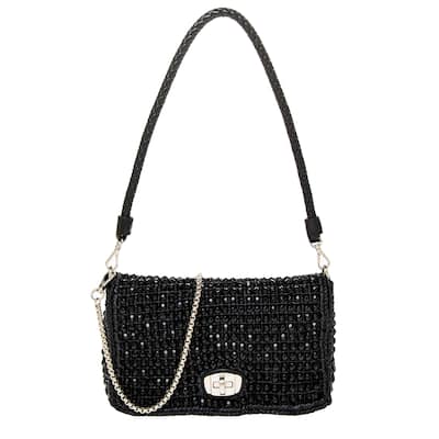 Miu Miu Beaded Woven Handbag