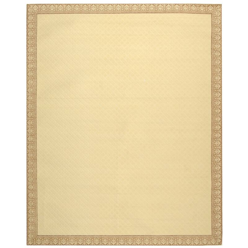 SAFAVIEH Hamilton Grozda Border Chenille Rug - 3' x 5' - Beige