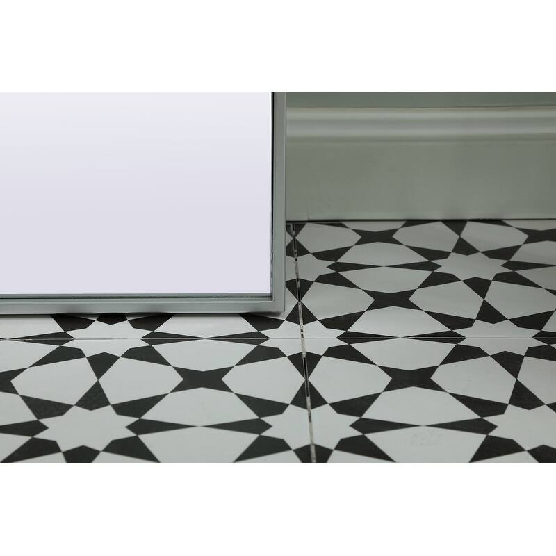 Indigo Home Metal Frame Arch Full Length Mirror 32x76 Inch