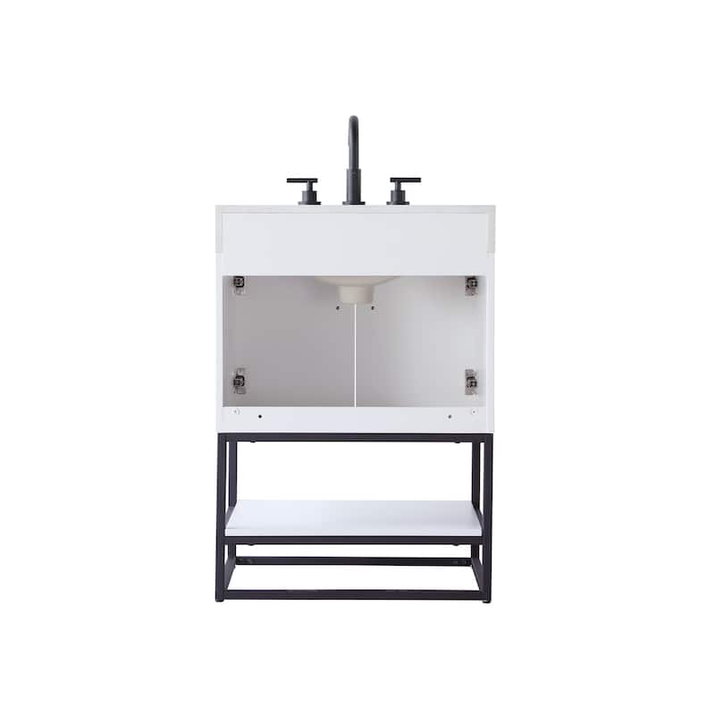 Elegant Lighting VF29224 Caroline 24" Free Standing Single Basin