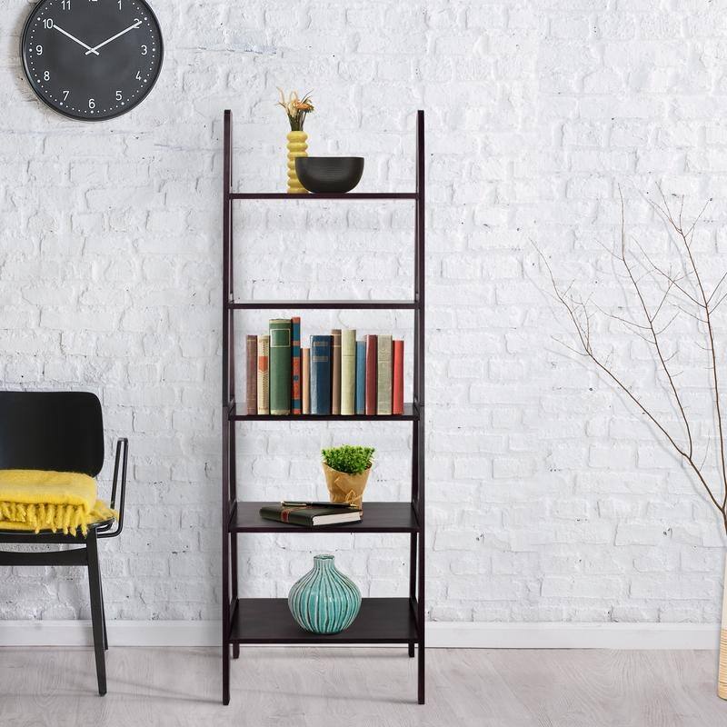 Porch & Den Peterson 5-shelf Ladder Bookcase