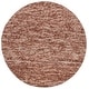 preview thumbnail 71 of 105, SAFAVIEH Handmade Natura Eduina New Zealand Wool Rug 6' Round - Rust/Brown - Round