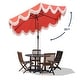 preview thumbnail 155 of 157, 9ft Tassel Patio Umbrella Auto-Tilt, Crank , by JONATHAN Y