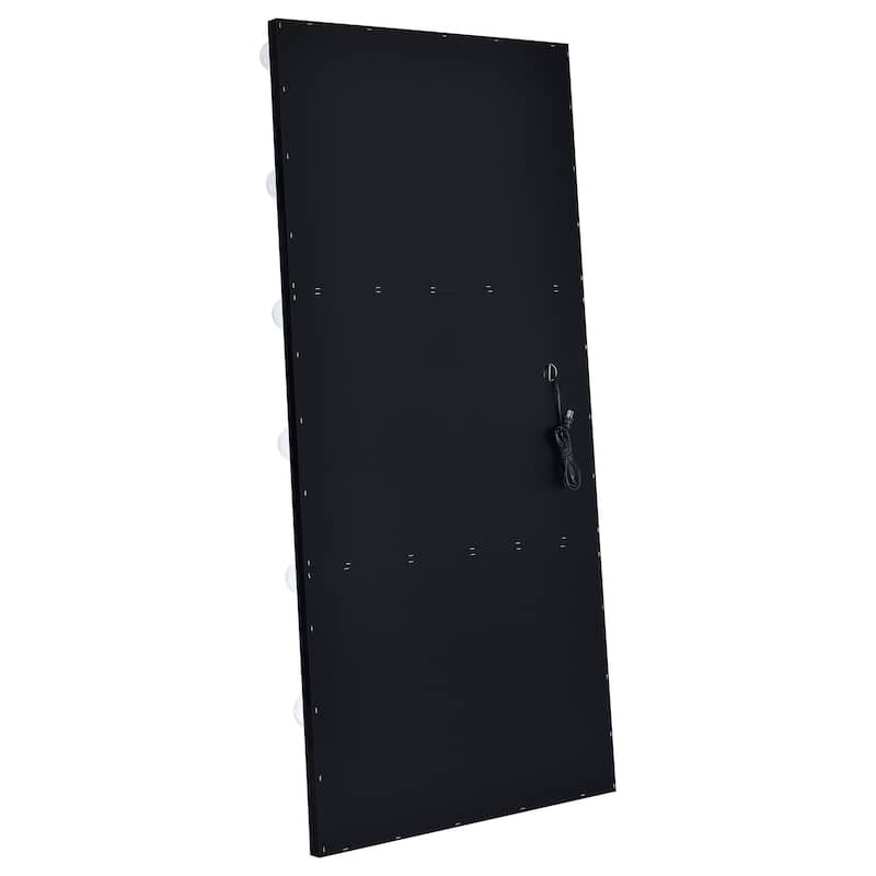 Zayan 32 x 71 Inch Floor Mirror LED Lighting