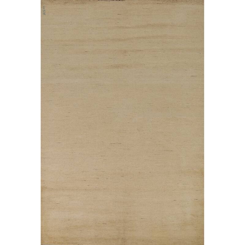 Gabbeh Modern Area Rug Handmade Wool Carpet - 6'0"x 9'2"