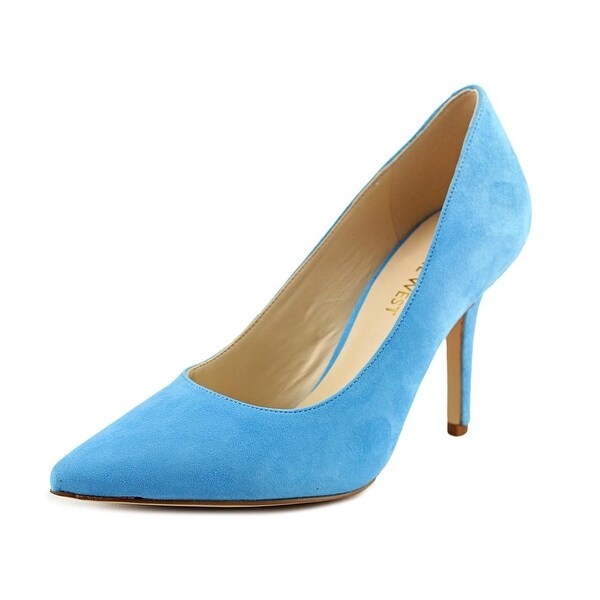 nine west blue heels