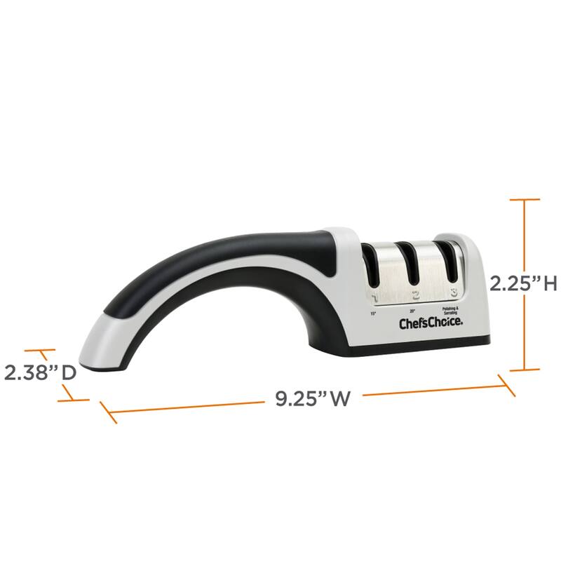 Chef'sChoice AngleSelect Professional Manual Knife Sharpener for Straight Edge and Serrated Knives