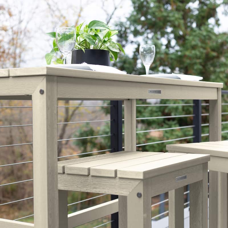 HIGHWOOD Monroe Modern Counter-Height Dining Balcony Set