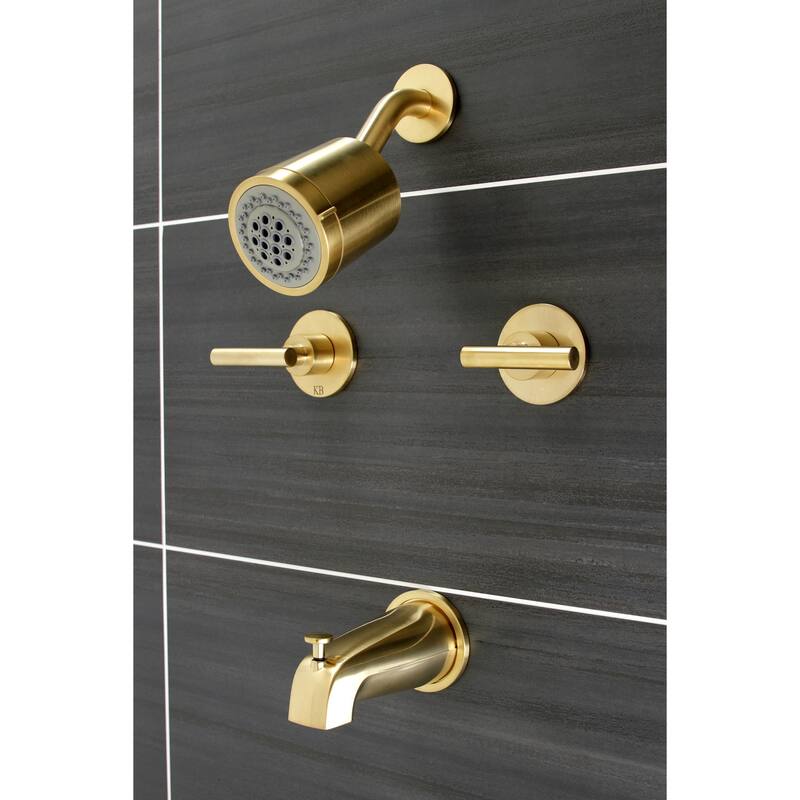 Kingston Brass Manhattan Two-Handle Tub and Shower Faucet