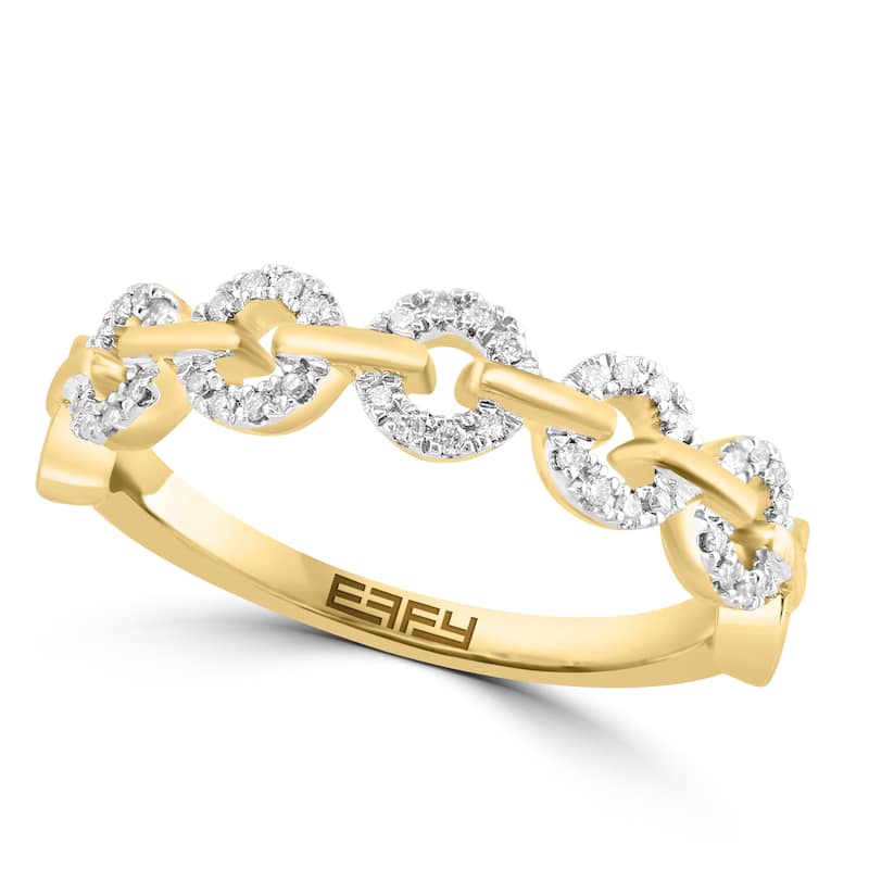 Effy Women's 14K Yellow Gold Diamond Ring