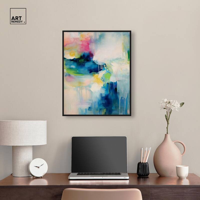 Prismatic Weeps Color III Canvas by Art Remedy