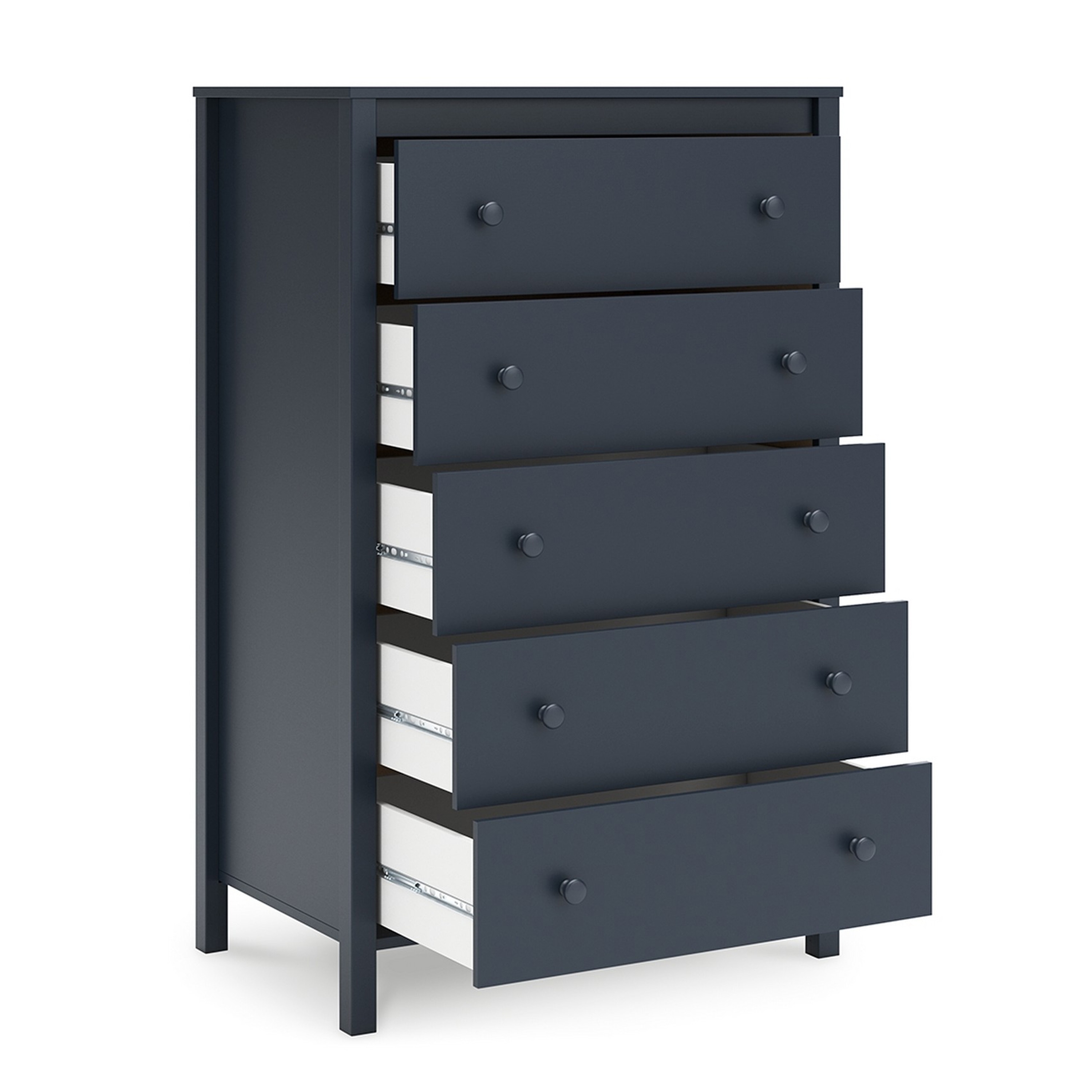 dark navy blue dresser Manhattan Comfort Granville Modern Midnight Blue 6-Drawer 55.04 in. Wide Double Dresser DR-5034