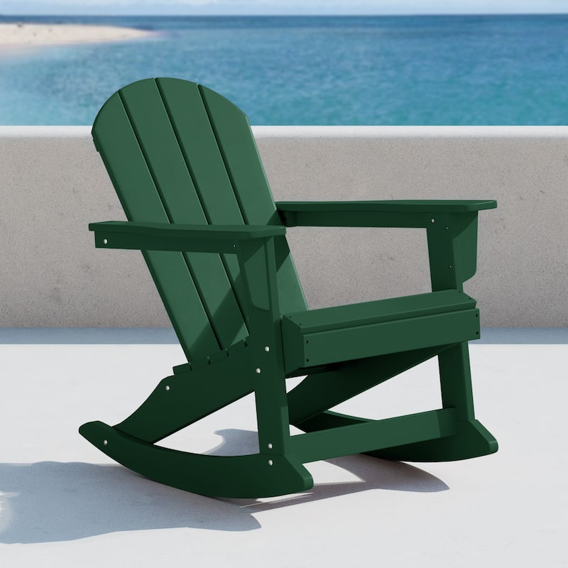 Polytrends Laguna Hdpe All Weather Outdoor Patio Rocking Chair