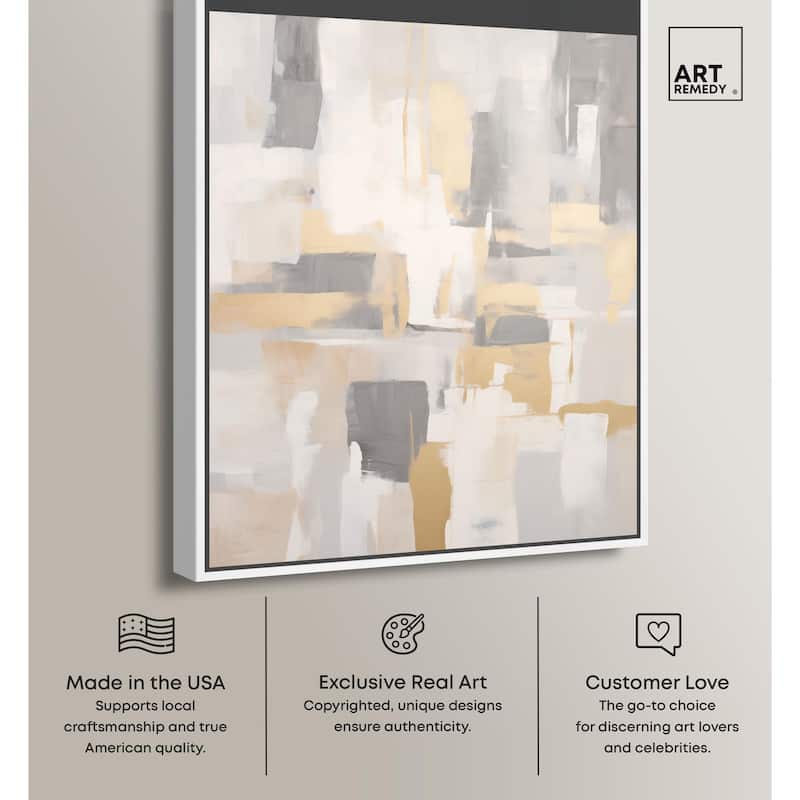 Soft Brilliance I Canvas by Art Remedy